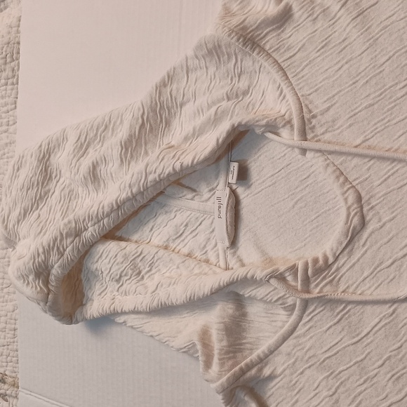 Pure J Jill Women's Wrinkle Textured Hoodie Pullover  Plus Size - Picture 6 of 10